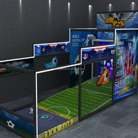 Système d'entraînement de football en salle de qualité professionnelle, machine de jeu de football interactive pour les programmes sportifs