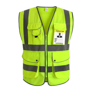Ropa DE TRABAJO Chaleco DE SEGURIDAD reflectante con bolsillos Seguridad reflectante Hi Vis Ropa de trabajo de alta visibilidad Construcción de calidad superior - Product Image 2