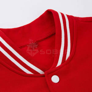 Letterman-Veste coupe-vent d'hiver à capuche pour homme en coton/laine respirante et à séchage rapide-Design élégant à col montant - Product Image 4