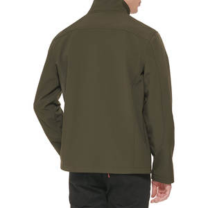 Chaqueta Softshell Personalizada OEM para Hombre, para Correr en Invierno, Deportes al Aire Libre, Impermeable, con Capucha y Cremallera, Bordado, Suministro al por Mayor - Product Image 4