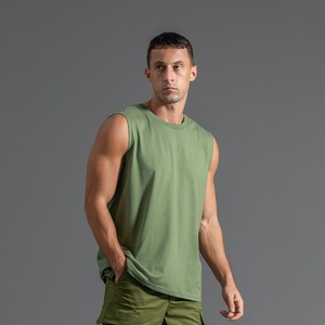 Cotton Breathable Knitted Casual Sleeveless <b>Men</b> Tank Tops Fitness <b>Singlet</b> Bodybuilding Workout Gym Shirts - Product Image 3