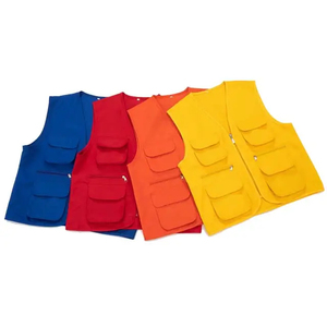 เสื้อผ้า Vis สูงสะท้อนแสงเสื้อกั๊กความปลอดภัยที่กําหนดเองโลโก้ที่กําหนดเองแขนสั้นน้ําหนักเบาระบายอากาศเสื้อกั๊กความปลอดภัย Workwear - Product Image 5