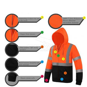 Sudadera de Seguridad de Alta Calidad, Sudadera de Seguridad de Alta Visibilidad, Sudadera de Seguridad con el Mejor Material para Hombre, Venta en Línea - Product Image 4