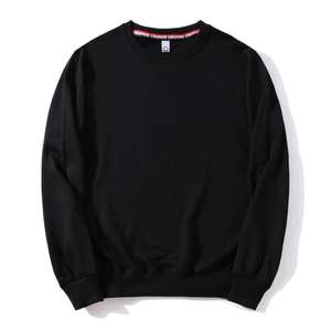 Survêtements en coton personnalisés avec logo assorti, sudaderas de algodón para mujer, sweat-shirts à col rond pour homme, poids lourd, col rond - Product Image 2