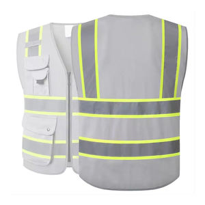 Chaleco de Seguridad Reflectante de Alta Calidad 100% Poliéster, Chaleco Promocional para Trabajadores, Cómodo, Transpirable, con Serigrafía - Product Image 3
