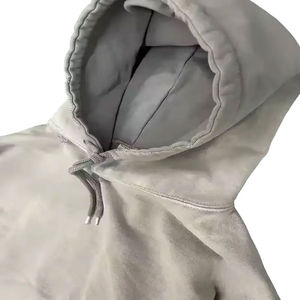 80% Algodón 20% poliéster Vintage Wash Hoodies para hombres - Product Image 3