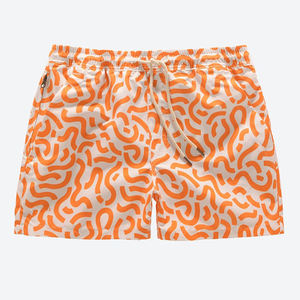 Pantalones cortos de playa de verano sublimados con estampado personalizado de malla, pantalones cortos de natación transpirables de secado rápido - Product Image 1