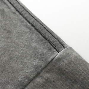 Men's 100% Cotton Thick Crop Acid Washed <b>Tshirts</b> With Logo Custom Logo Printed <b>Tshirt</b> Oversized <b>High</b> Quality Round <b>Neck</b> - Product Image 2