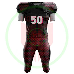Uniforme de football américain personnalisé avec impression personnalisée, dernier design, uniformes de football américain personnalisés par sublimation - Product Image 2