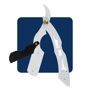 Fantaisie Poignée Barber Rasage Rasoirs pour Hommes Allemand En Acier Inoxydable Barbe Rasoirs Salon Utiliser Rasage Rasoir - Product Image 6