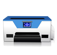 Impresora Comercial de Transferencia Térmica DTF con Cabezal de Impresión Único XP600, Pantalla Táctil, Circulación de Tinta Blanca para Impresión de Prendas A3
