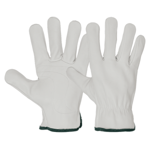 ถุงมือขับรถหนังแพะสำหรับงานหนักถุงมือนิรภัยนุ่มสบายหนา11ออนซ์พร้อมสายคล้องข้อมือปรับได้ผ่านการรับรอง CE - Product Image 1