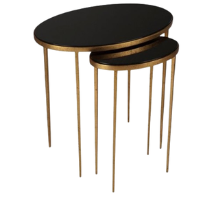 Diseño personalizado redondeado superior nuevo estilo muebles de sala de estar interior mesa de anidación de Metal muebles de jardín para el hogar - Product Image 5