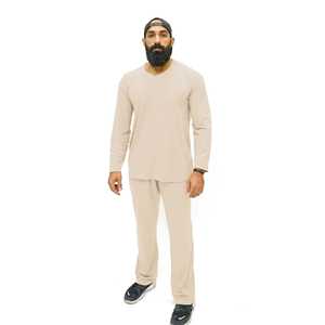 APEXAL RELAJADO FIT BEIGE CASUAL SET-FIRMA - Product Image 5