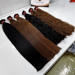 Extensions de cheveux humains Remy à cuticule brute, à Double pointe plate, à la kératine, en gros - Product Image 3