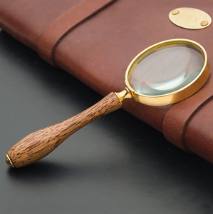 ของแปลกใหม่รูปปั้นกระต่ายทองเหลืองโบราณแว่นขยายด้ามจับของขวัญของตกแต่งโต๊ะรูปสัตว์ป่าไม้ที่ไม่เหมือนใครในราคาขายส่ง - Product Image 4