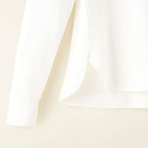 92% poliéster reciclado 8% Spandex Slim Fit secado rápido absorción de humedad Anti olor blanco mujeres renovar transpirable manga larga Top - Product Image 4