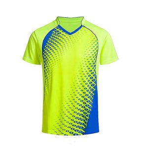 T-shirt de Tennis de Table de Sublimation de Haute Qualité à Taux Bon Marché, Maillot de Chemise de Cricket de Tennis de Sport d'Entraînement, Prix Raisonnable Confortable - Product Image 4