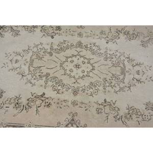 พรมขนสัตว์สีเบจสีน้ำตาลคลาสสิก7ft X 3.7แบบเย็บปะติดปะต่อกันสไตล์ตุรกีสำหรับห้องนั่งเล่นข้างเตียงวัยรุ่นทำจากยางด้านหลัง - Product Image 5