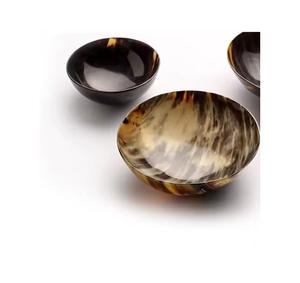 Ensemble de bol et de cuillère en corne de buffle de qualité supérieure, articles fabriqués en Inde, produit personnalisé - Product Image 6