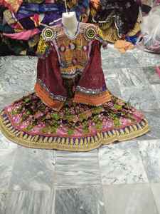 Venta al por mayor 100% de alta calidad vestidos afganos Kuchi vestido tradicional afgano Kuchi con decoración de encaje a granel - Product Image 5