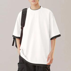 Ropa de calle estampada, camiseta en blanco, ropa de talla grande para hombre, camiseta de lavado ácido, camisetas con logotipo personalizado y sublimación para hombre - Product Image 6