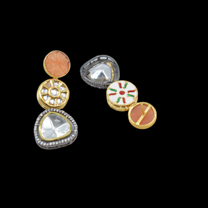 Fabricant et fournisseur de boucles d'oreilles tendance, nouveau design 2025, boucles d'oreilles fusion plaquées or - Product Image 4