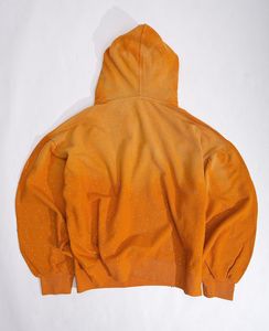 เสื้อฮู้ดผู้ชายสำหรับ500gsm บ็อกซี่ฟิตแบบกำหนดเองสีดำพิมพ์ลายแมงมุมและโลโก้ปักสำหรับฤดูหนาว - Product Image 4