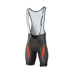 KATBROS INDUSTRY <b>Men's</b> Black Cycling Bib Shorts Fitted Moisture-Wicking Breathable Quick-Dry Spandex/Nylon 120g Custom Print - Product Image 5
