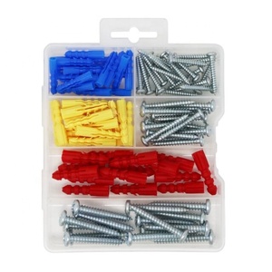 Chevilles en plastique jaunes Elehk, petites, chevilles murales en plastique colorées Tac ke mau, diamètre 5-6-8 - Product Image 2