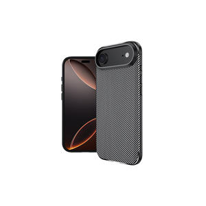 Funda Protectora Flexible Delgada de Silicona Líquida Negra para iPhone 17 Air Plus - Product Image 1