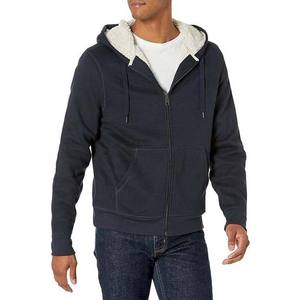 Cremallera térmica hasta invierno manga larga 100% algodón Streetwear hombres sudaderas con capucha de Pakistán venta al por mayor superventas 2025 - Product Image 1