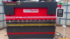 Prensa plegadora hidráulica NC de acero dulce, número de modelo: Mt-pbrnc, capacidad: 100 toneladas precio al por mayor máquina plegadora hidráulica - Product Image 5