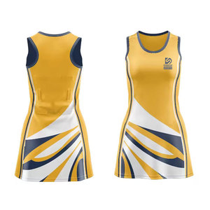 Uniforme de Netball Personalizado al por Mayor, Impreso, Profesional, de Alta Calidad, 100% Poliéster, Transpirable, Ligero, Servicio OEM, Económico - Product Image 3