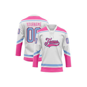 เสื้อฮ็อกกี้น้ำแข็งสไตล์ใหม่สำหรับผู้ใหญ่กางเกงพิมพ์ลายตามสั่ง - Product Image 5