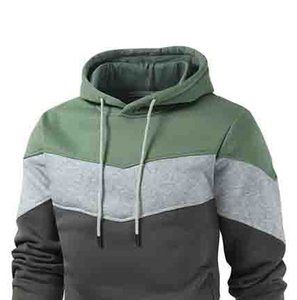 Sweat-shirt à capuche en polyester/coton imprimé personnalisé avec fermeture éclair - Product Image 2