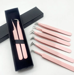 Vente chaude en gros avec pince à épiler pour extension de cils pince à cils professionnelle disponible dans toutes les tailles - Product Image 4