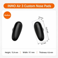 Câble de charge pour lunettes intelligentes INMO Air 3, accessoires, clip pour lunettes de soleil, plaquettes nasales, anneau de charge