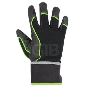 Gants de mécanicien en cuir de qualité supérieure de qualité professionnelle compatibles avec l'écran tactile fabriqués au Pakistan pour une utilisation sportive - Product Image 2