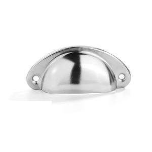 Poignée de tiroir Bouton d'armoire rond et solide Nickel brossé Poignées de commode Poignées d'armoire Quincaillerie de meuble - Product Image 4