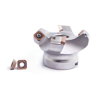 Tête de fraise à chanfreiner à 45 degrés Nc, tête de fraise KM12, diamètre 50 63 80 100 125 mm, acier