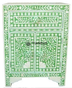 Modern Style Handcrafted Bone Inlay Console <b>Table</b> for Elegant Bedroom Decor Practical Storage in School or Apartment - Product Image 6