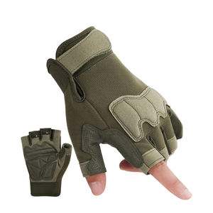 Guantes deportivos sin dedos personalizados para hombre, protección de palma para mujer, guantes deportivos para levantamiento de pesas, gimnasio, entrenamiento, ciclismo, carreras - Product Image 1