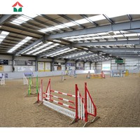 Kits de grange équestre équitation hangar arène stable cadre métallique structure en acier matériaux de construction