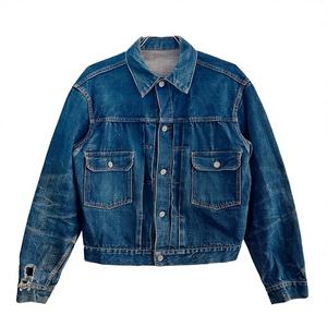 Chaqueta vaquera totalmente personalizada, algodón lavado en 3D, estampado transpirable e informal para invierno, chaqueta vaquera para hombre - Product Image 1