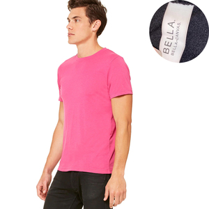 Bella + เสื้อยืดผ้าแคนวาสแขนสั้นผ้าฝ้ายโพลี-3650-ดำแอซิด - Product Image 3