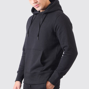 Pull à capuche décontracté pour homme de haute qualité 100% coton sweat-shirt surdimensionné Streetwear imprimé bouffant personnalisé - Product Image 5