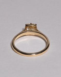 Bague en diamant jaune de 1 carat de haute qualité, cultivé en laboratoire, taille coussin, or massif 14 carats, bijoux de mariage, commande en gros, fournisseur en ligne - Product Image 5