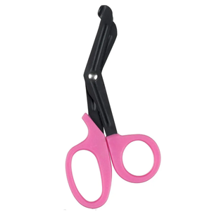 Tijeras de vendaje con mango de plástico Rosa Tijeras de lona de enfermera Tijeras de corte con mango de plástico de acero inoxidable alemán - Product Image 1