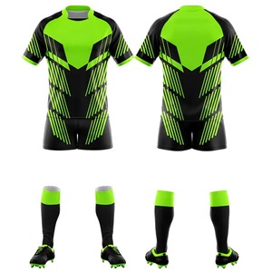 Uniformes de rugby pour femmes personnalisables, de bonne qualité, en promotion, à bas prix, respirants, à séchage rapide, antibactériens, 100% polyester - Product Image 6